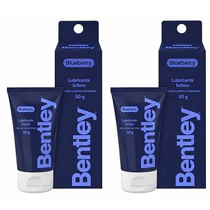 Bentley Blueberry Gel Lubricante Íntimo 50 Gr Pack X2