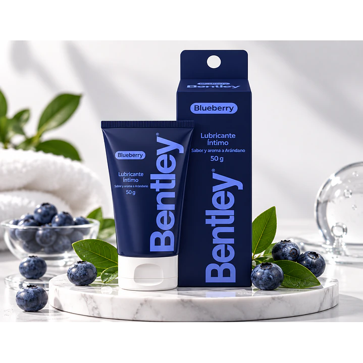 Bentley Blueberry Gel Lubricante Íntimo 50 Gr Pack X2 6