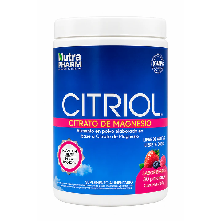 Magnesio Citriol Polvo Nutra Pharm  1