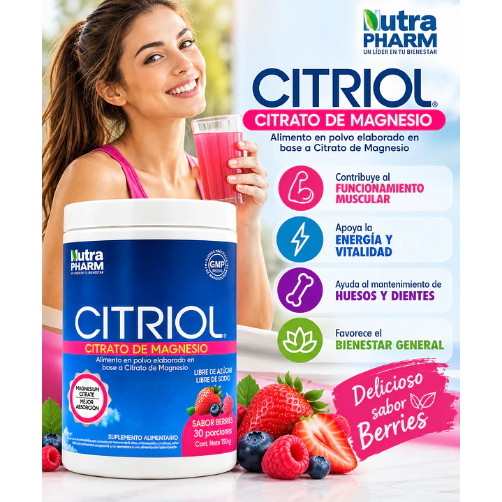 Magnesio Citriol Polvo Nutra Pharm  2