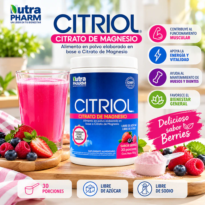 Magnesio Citriol Polvo Nutra Pharm  4