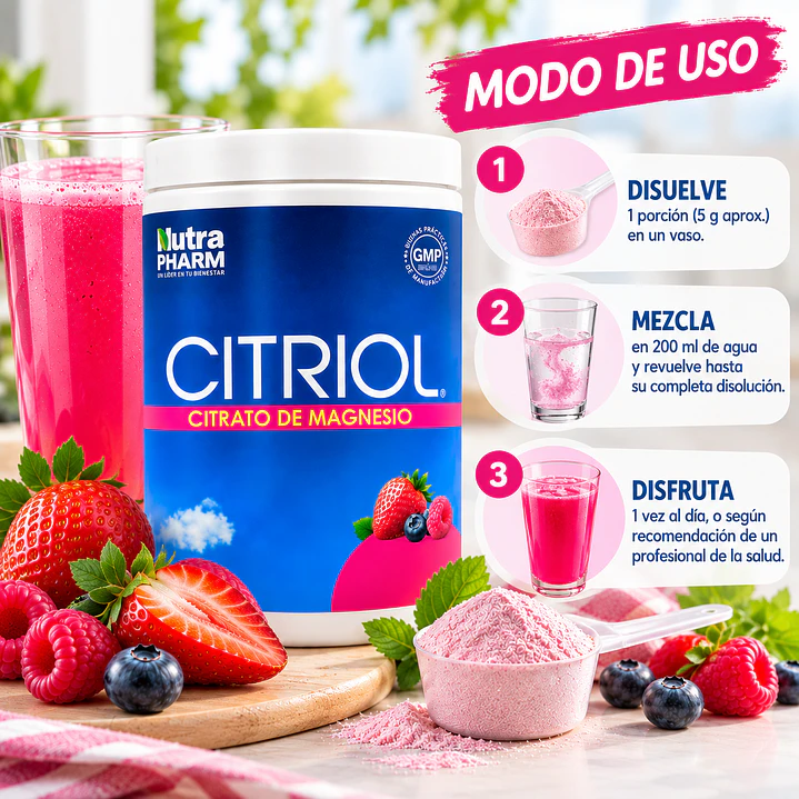 Magnesio Citriol Polvo Nutra Pharm  5