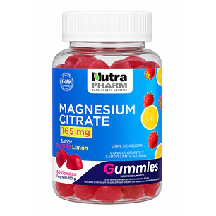 Citrato De Magnesio Nutrapharm X60 Gomitas