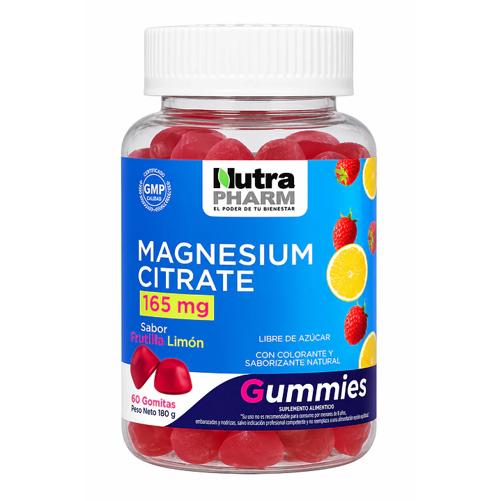 Citrato De Magnesio Nutrapharm X60 Gomitas 1