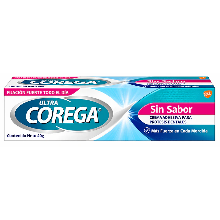 Corega Ultra Crema Fijadora Para Protesis Dentales 40 Gr 2