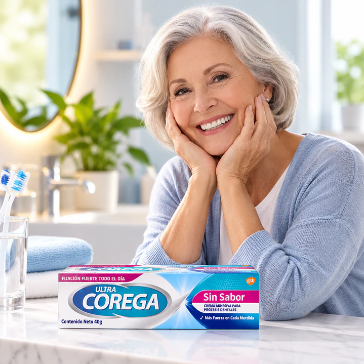 Corega Ultra Crema Fijadora Para Protesis Dentales 40 Gr 4