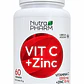 Vitamina C 1000 mg + Zinc 15 mg Nutrapharm - Miniatura 1