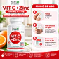 Vitamina C 1000 mg + Zinc 15 mg Nutrapharm - Miniatura 3
