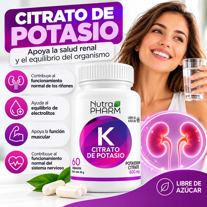 Citrato de Potasio 600 mg NPH 5