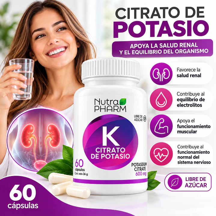 Citrato de Potasio 600 mg NPH 3