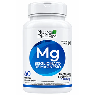 Bisglicinato de Magnesio Nutrapharm 1200 Mg