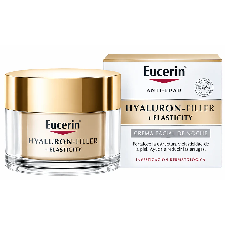 Eucerin Anti-Edad Hyaluron-Filler + Elasticity Crema Facial de Noche 50 Ml 1