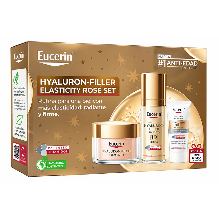 Set Eucerin Hyaluron-Filler + Elasticity Rosé FPS 30 1