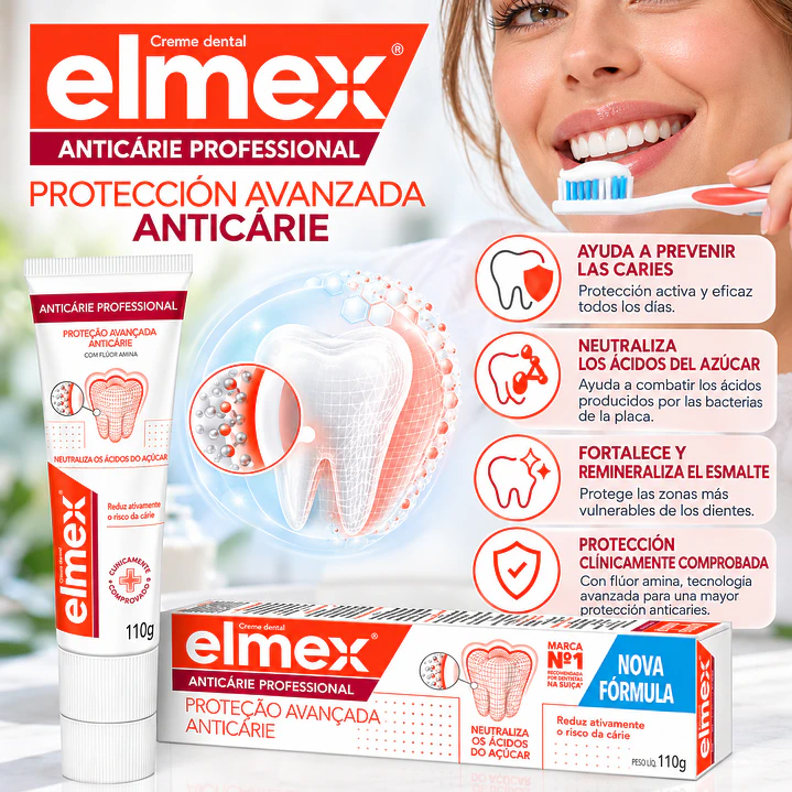 Crema Dental Elmex Anticaries Professional 110 Gr  5