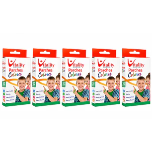 Parches Infantiles Colores Vitality Pack X5