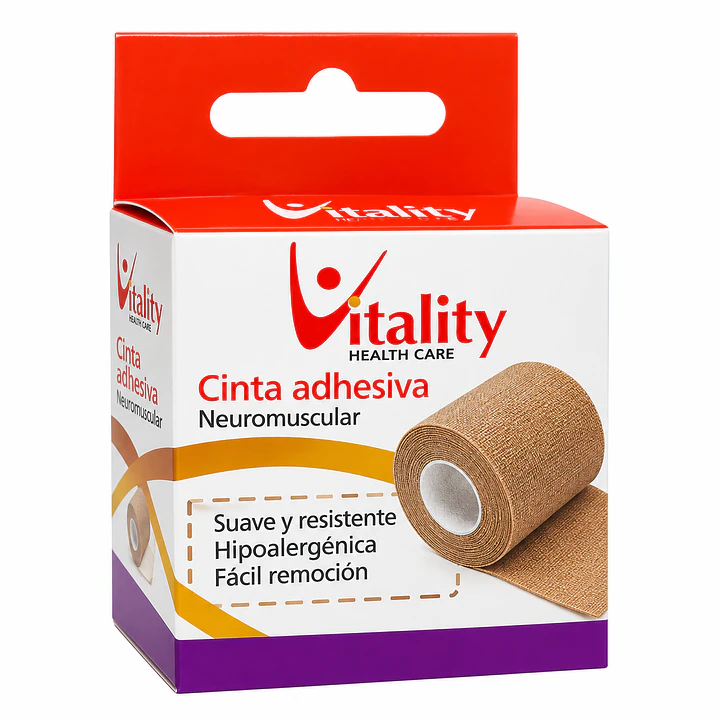 Venda Autoadherente Vitality 5cm x 4.5m Beige 1