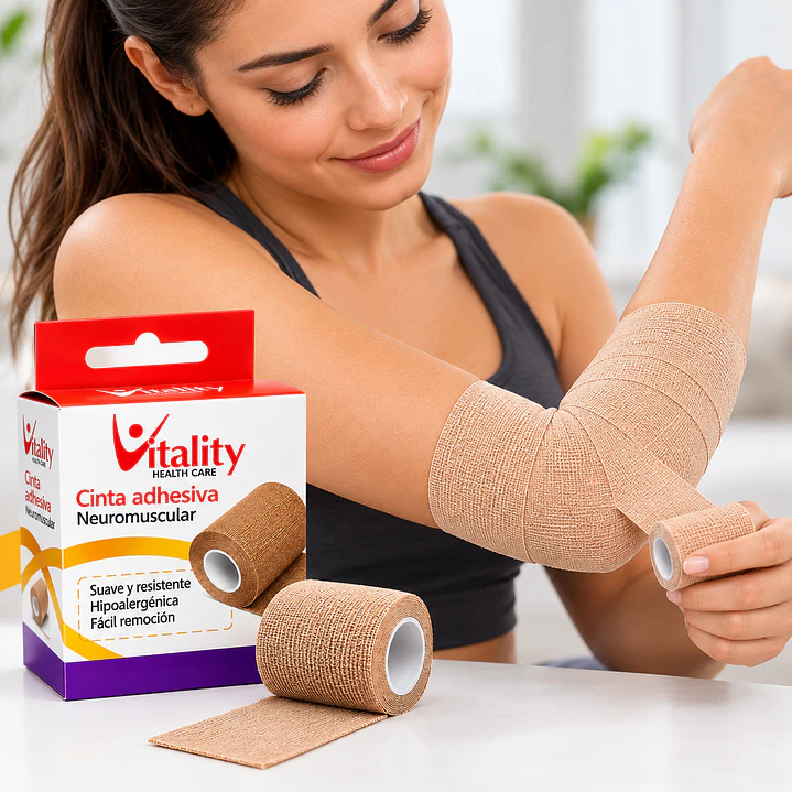 Venda Autoadherente Vitality 5cm x 4.5m Beige 6