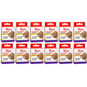 Venda Autoadherente Vitality 5cm x 4.5m Pack X12