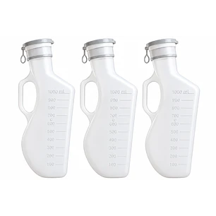Pelela Pato Urinario Masculino Con Tapa Atucha Pack X3