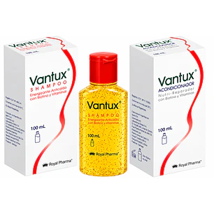 Pack Vantux  Shampoo 100ml + Acondicionador Anticaida 100Ml