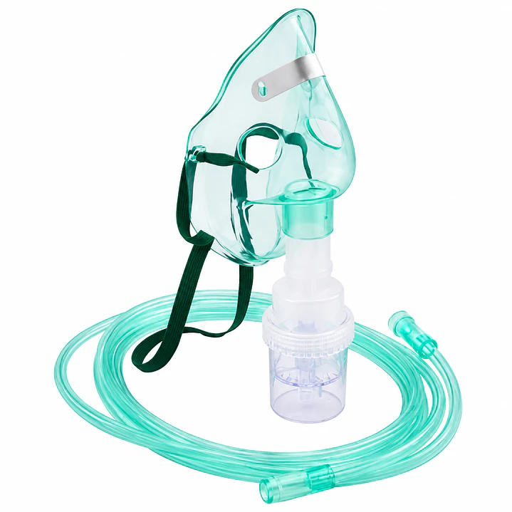 Kit Mascarilla Para Nebulizar Niños Y Adolescentes Pack X5 1