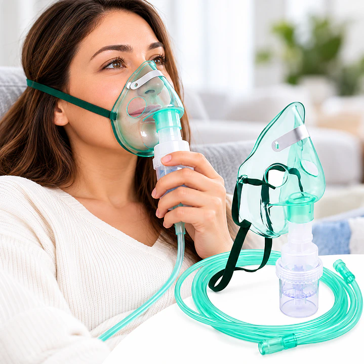 Kit Mascarilla Para Nebulizar Niños Y Adolescentes Pack X20 5