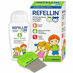 Refellin Loción con Peine Tratamiento Piojos 135 Ml