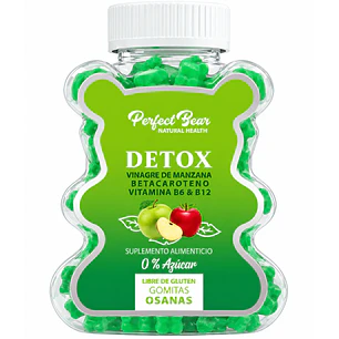 Perfect Bear Detox Vinagre De Manzana 0% Azucar X60 Gomitas