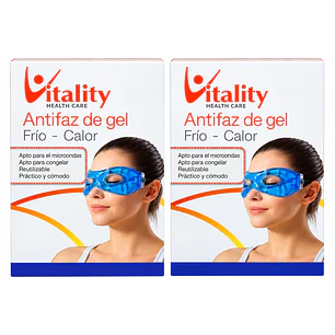 Antifaz Gel Frío Calor Vitality Pack X2