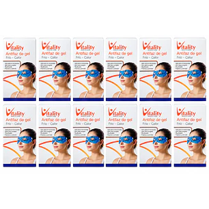 Antifaz Gel Frío Calor Vitality Pack X12