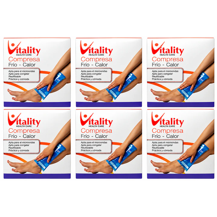 Compresa Gel Frio Calor Vitality 12,7 X 17,8cm Pack X6 1