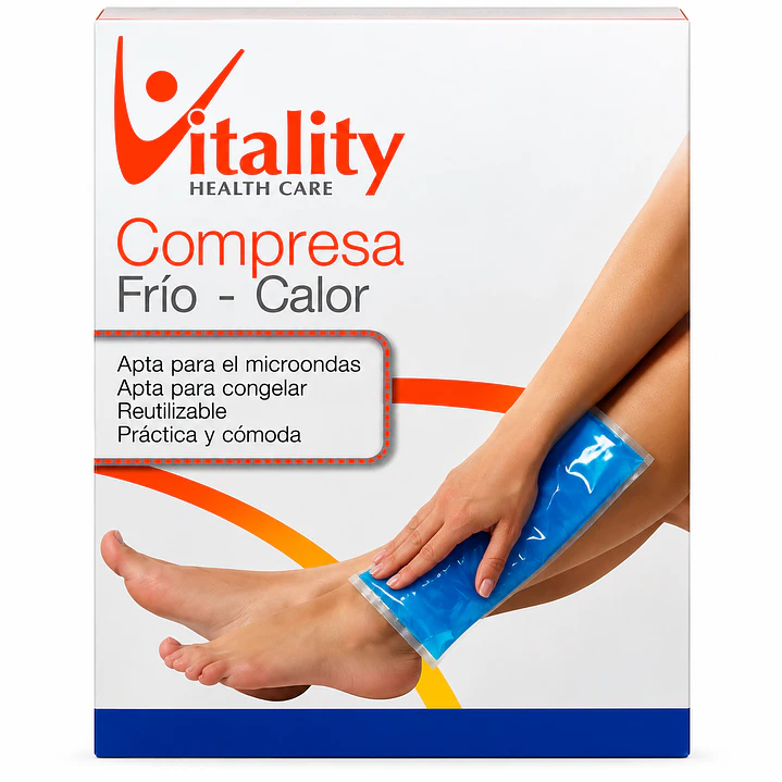 Compresa Gel Frio Calor Vitality 12,7 X 17,8cm Pack X6 3