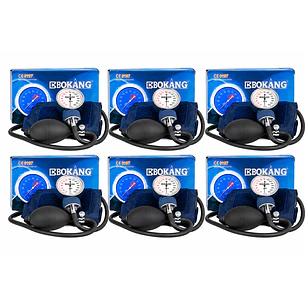 Fonendoscopio + Toma Presión Aneroide + Estuche Bokang Pack X6