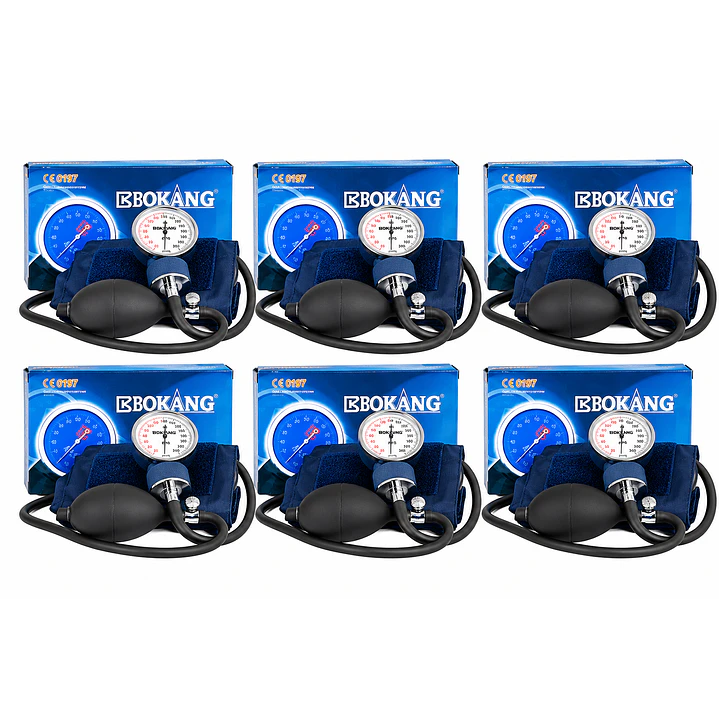 Fonendoscopio + Toma Presión Aneroide + Estuche Bokang Pack X6 1