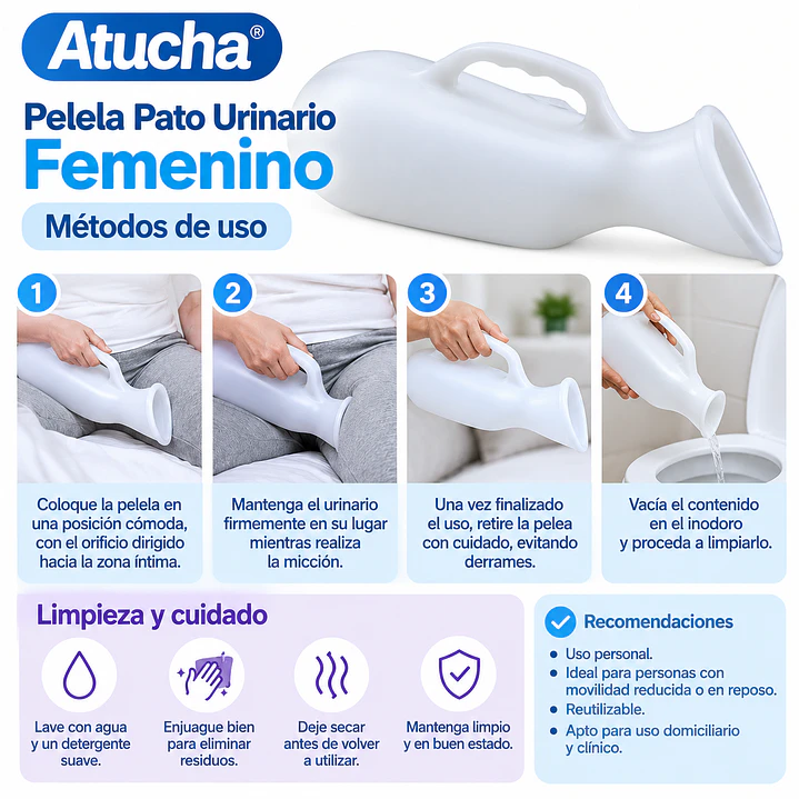 Pelela Pato Urinario Femenino Atucha 4