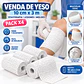 Venda De Yeso 10cmx3m Yesoterapia Lesiones Moldes Pack X5 - Miniatura 6