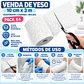 Venda De Yeso 10cmx3m Yesoterapia Lesiones Moldes Pack X10 - Miniatura 4