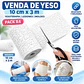 Venda De Yeso 10cmx3m Yesoterapia Lesiones Moldes Pack X10 - Miniatura 5