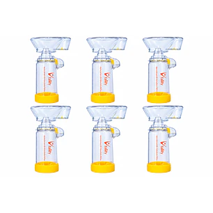 Aerocámara Vitality Infantil Bi-Valvulada 155ml Pack X6