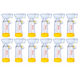 Aerocámara Vitality Infantil Bi-Valvulada 155ml Pack X12