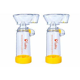 Aerocámara Vitality Infantil Bi-Valvulada 155ml Pack X2