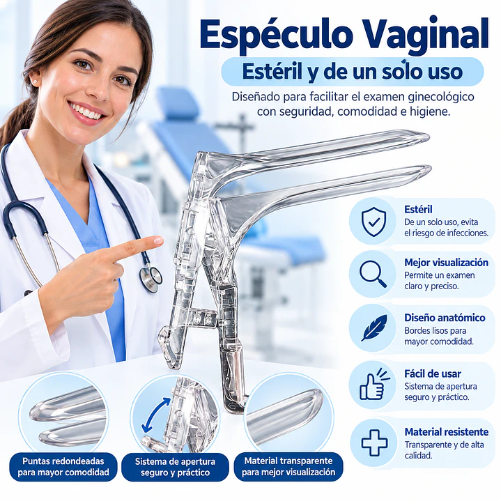 Especulo Vaginal Desechable Talla L  4