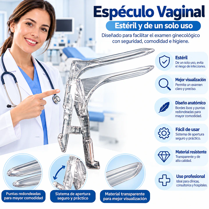 Especulo Vaginal Desechable Talla L  5