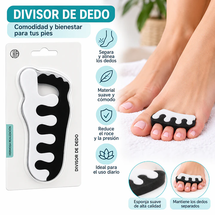 Separador De Dedos Esponja Suave (incluye 2) 3
