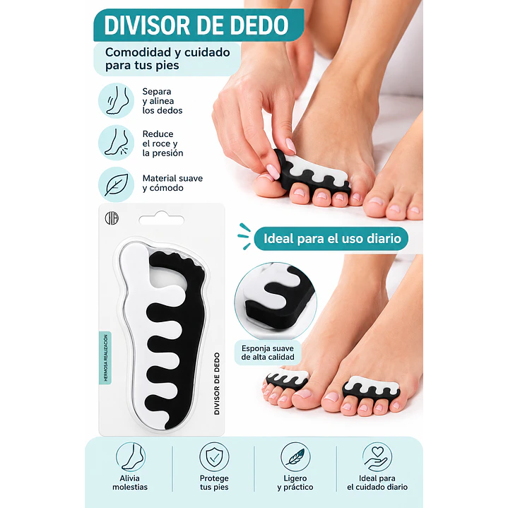 Separador De Dedos Esponja Suave (incluye 2) 5