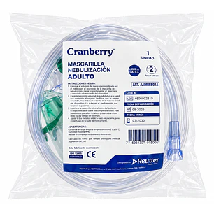 Mascarilla de Nebulización para Adulto Cranberry 