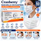 Mascarilla 3 Pliegues con Elástico Uso Médico Blanca X50 Cranberry - Miniatura 4