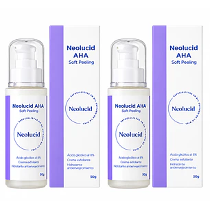 Neolucid Aha Sof Peeling Acido Glicolico 8% Exfoliante 50g Pack X2