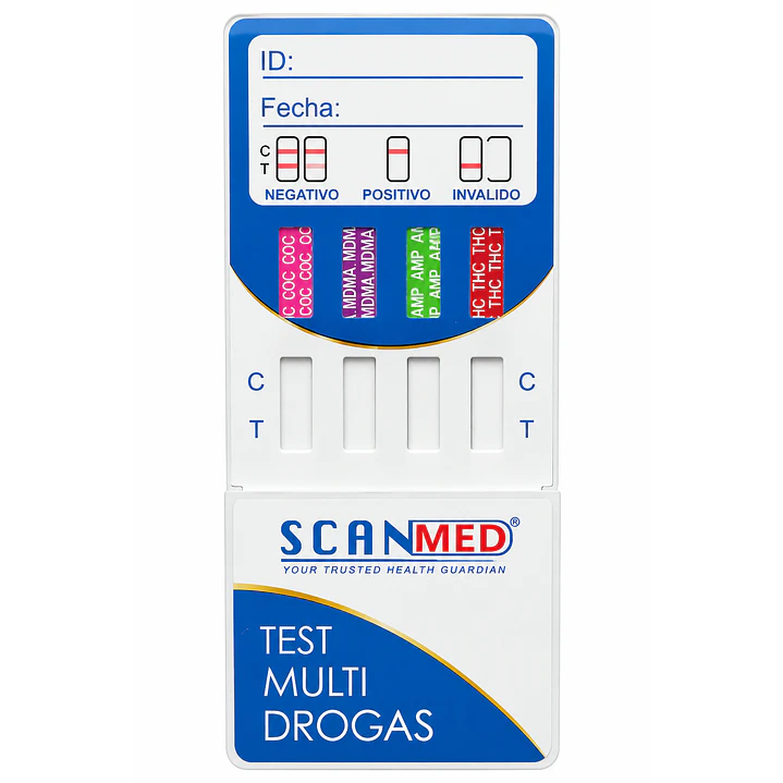 Test Multi Drogas Scanmed 4 Drogas  2