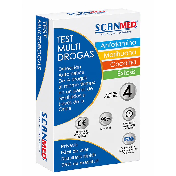 Test Multi Drogas Scanmed 4 Drogas  1
